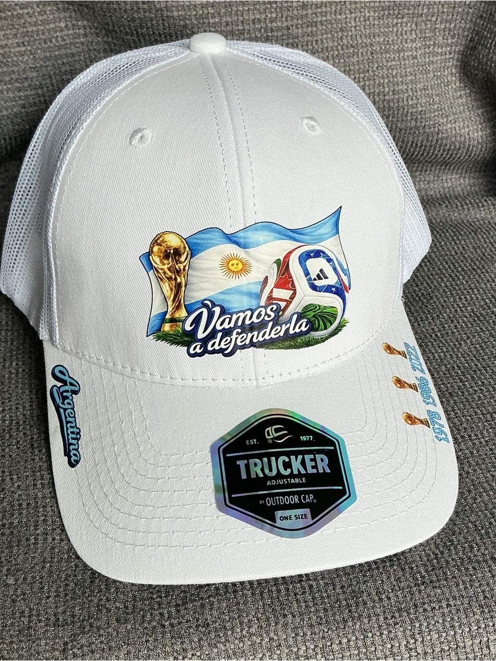 World Cup 2026 Fan Gear - Argentina Soccer - Outdoor Cap Trucker Hat – Summer